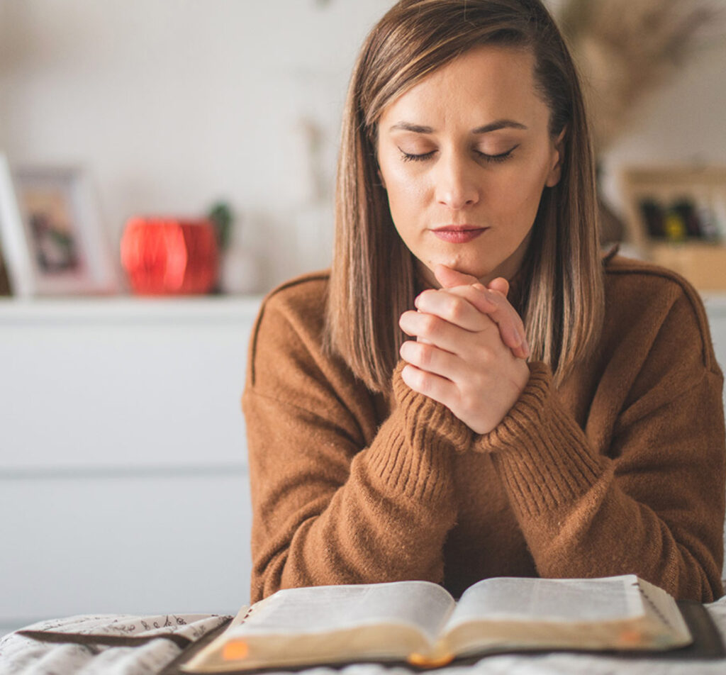 Woman praying