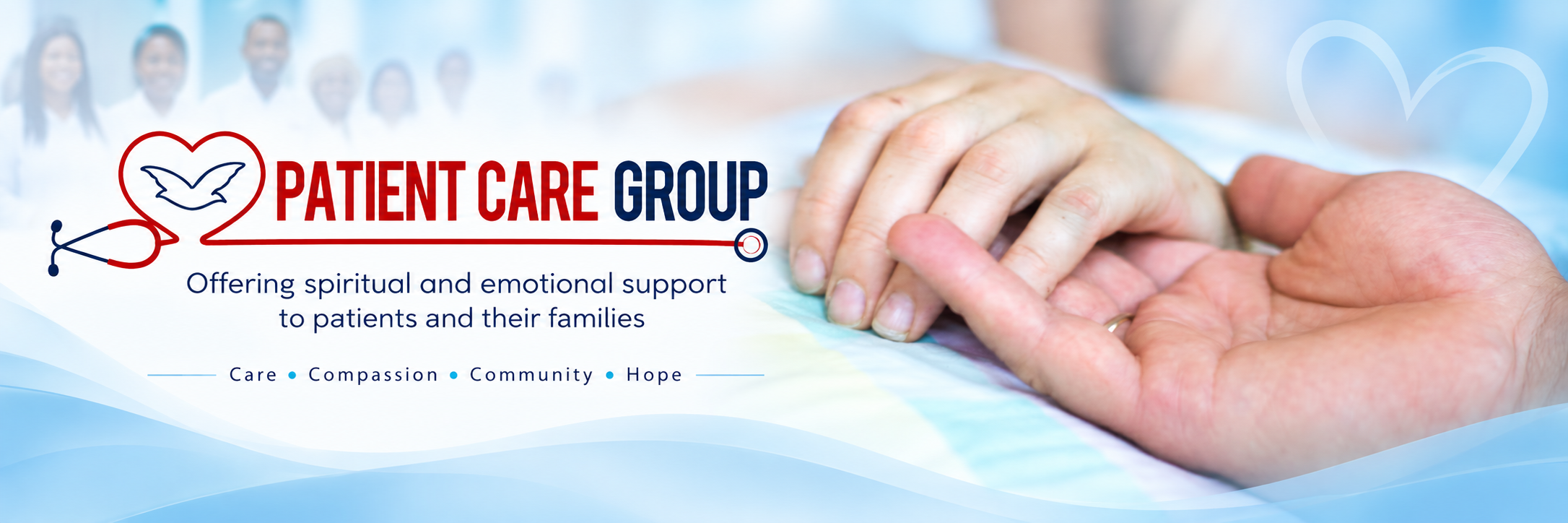 Patient care group banner (health) - Universal Church St Lucia